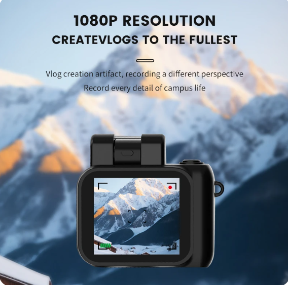 Mini Digital Camera with LCD Screen flash light battery dock Full 1080P HD 16GB Card Monoreflexes Shaped CMOS Small Compact Portable Video Recorder