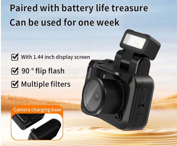 Mini Digital Camera with LCD Screen flash light battery dock Full 1080P HD 16GB Card Monoreflexes Shaped CMOS Small Compact Portable Video Recorder