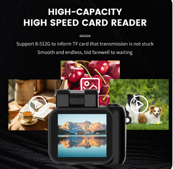 Mini Digital Camera with LCD Screen flash light battery dock Full 1080P HD 16GB Card Monoreflexes Shaped CMOS Small Compact Portable Video Recorder