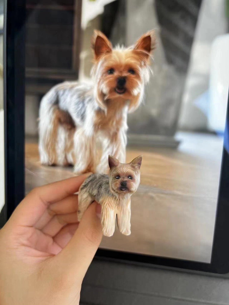 Bespoke 3D Pet Statues & their Miniature Houses