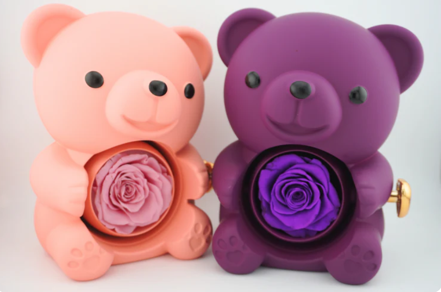 Forever Rose Bear w/ Ring