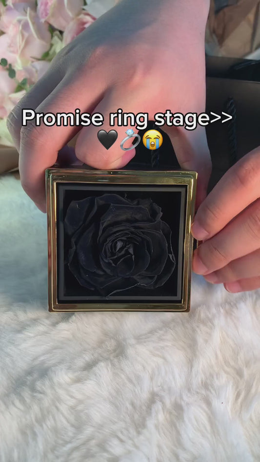 Forever Rose Box W/ Promise Ring